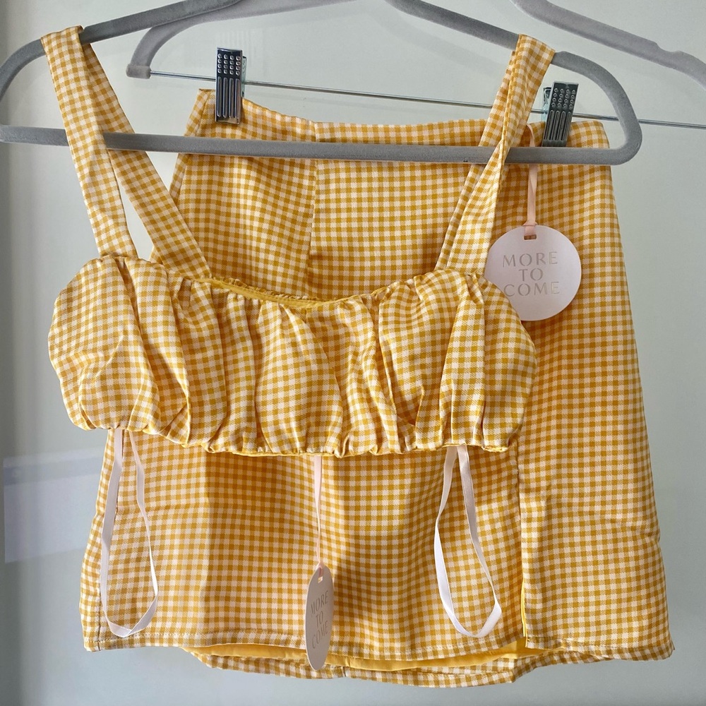 NWT REVOLVE More to Come Talia Matching Set - Yellow